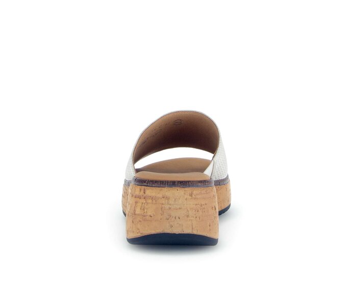 Gabor Pantolette Beige - Effektleder