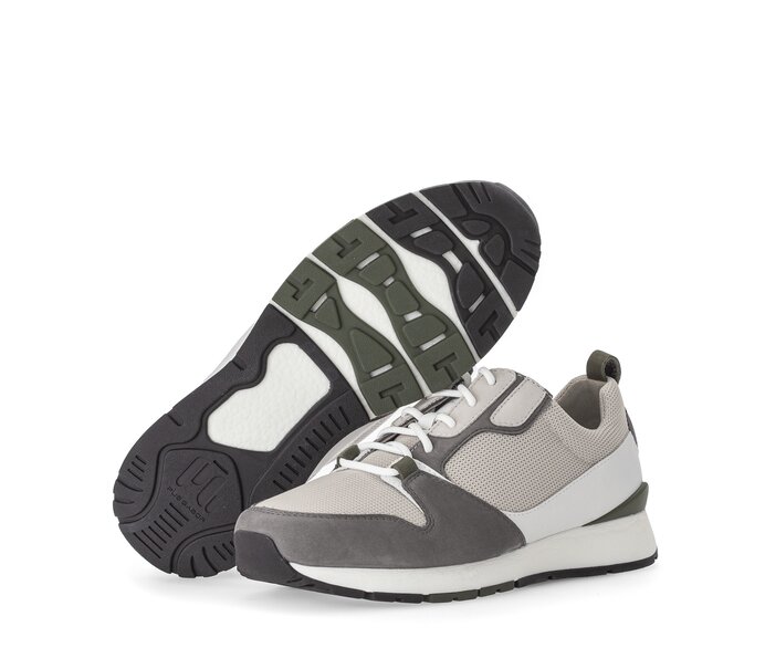 Pius Gabor Sneaker Low Grau - Materialmix Leder/Textil