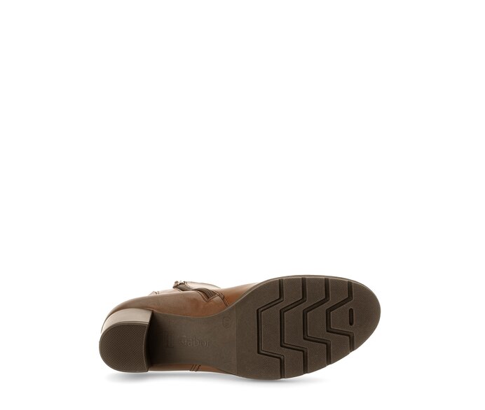 Gabor Plateau Stiefelette Braun - Glattleder