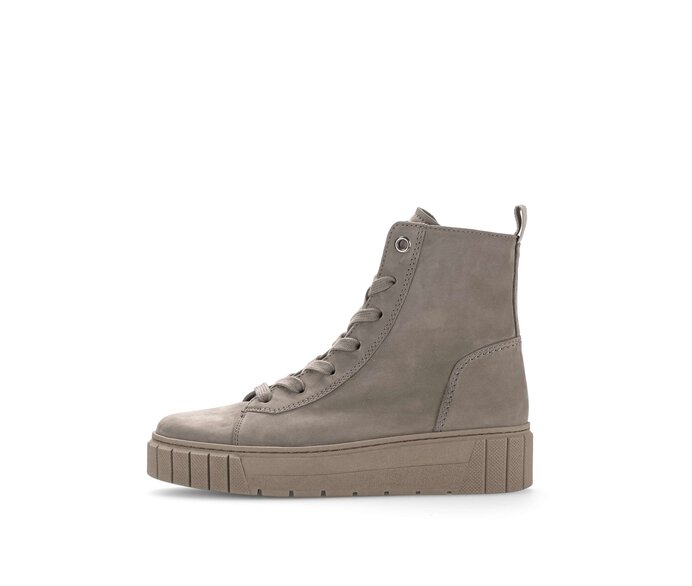Gabor Plateau Stiefelette Braun - Rauleder