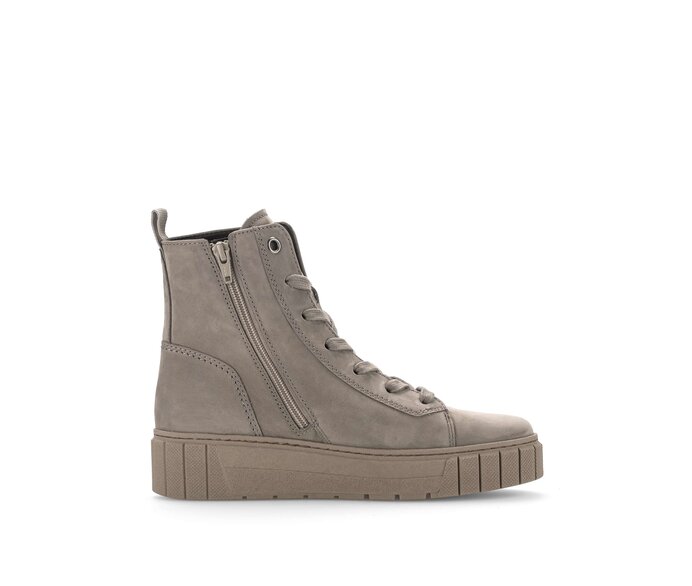 Gabor Plateau Stiefelette Braun - Rauleder