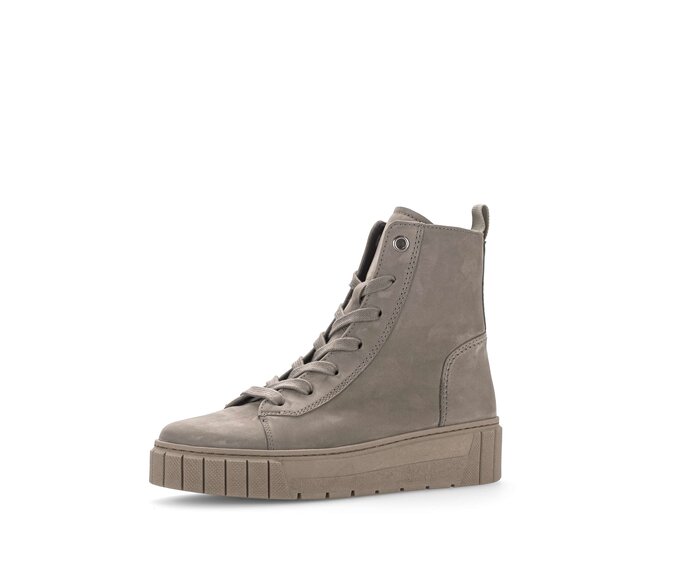 Gabor Plateau Stiefelette Braun - Rauleder