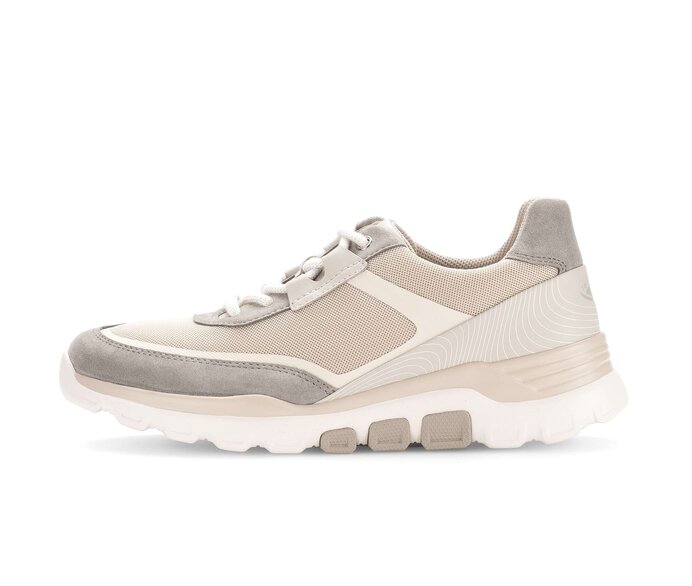 Gabor Sneaker Low Beige - Materialmix Leder/Lederimitat