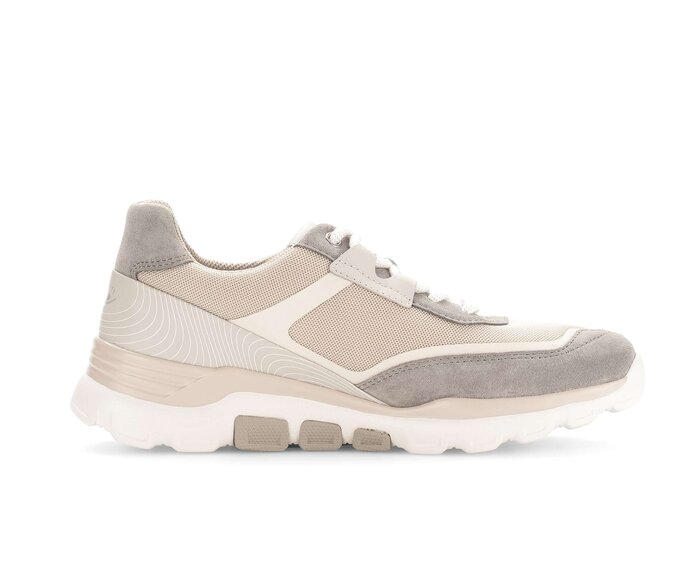 Gabor Sneaker Low Beige - Materialmix Leder/Lederimitat