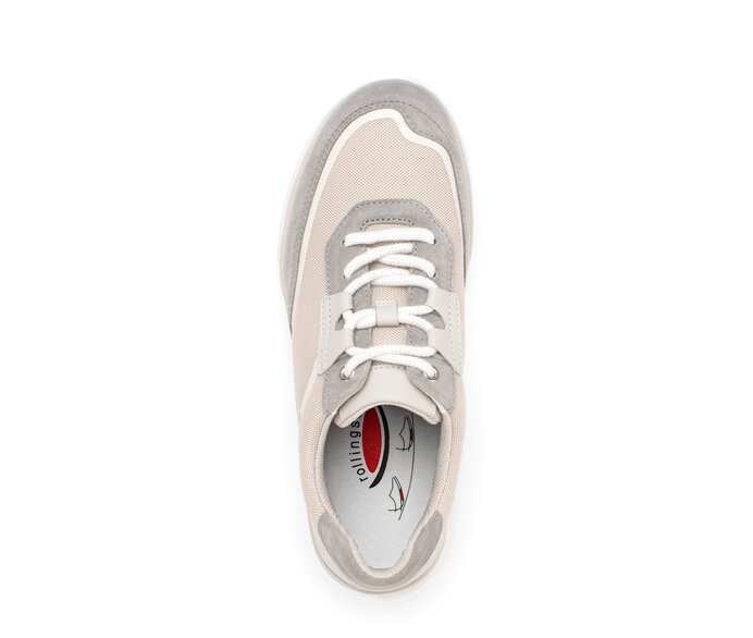 Gabor Sneaker Low Beige - Materialmix Leder/Lederimitat