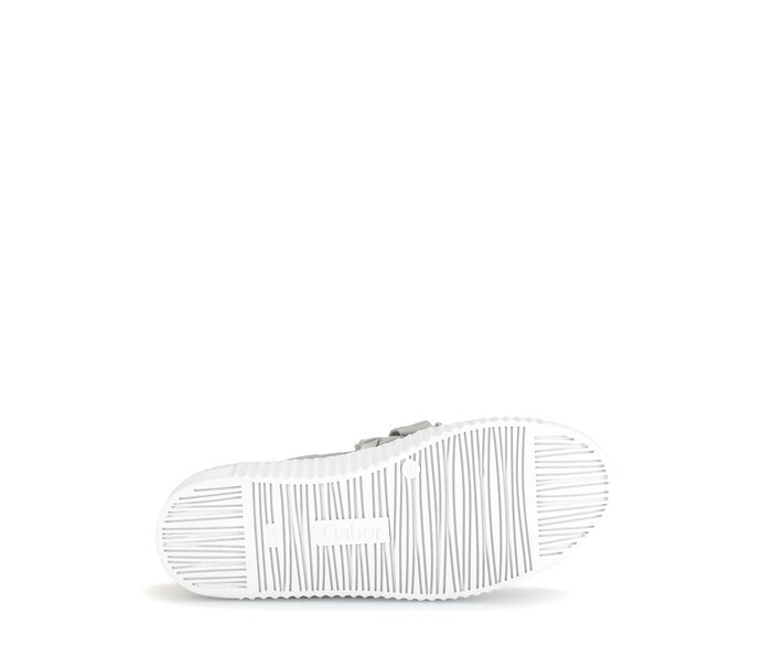 Gabor Sneaker Low Silber - Materialmix Leder/Lederimitat