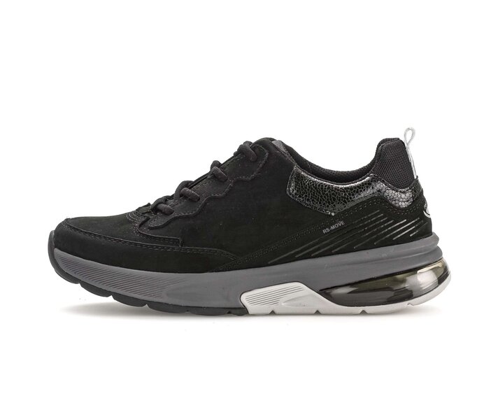Gabor Sneaker Low Schwarz - Rauleder