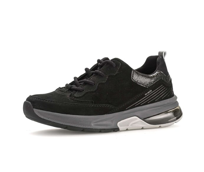 Gabor Sneaker Low Schwarz - Rauleder