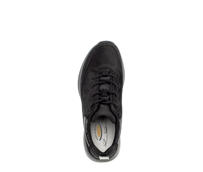 Gabor Sneaker Low Schwarz - Rauleder