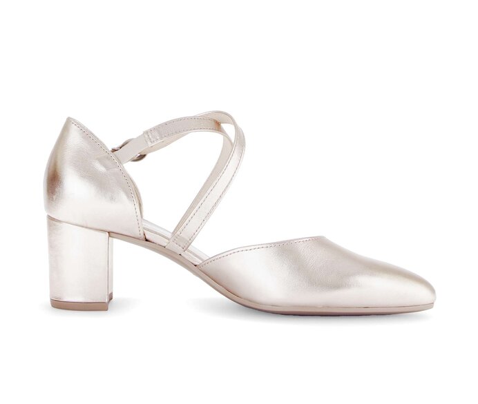 Gabor Spangenpumps Gold - Effektleder