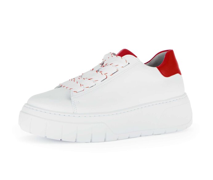 Gabor Sneaker Low Weiß - Glattleder