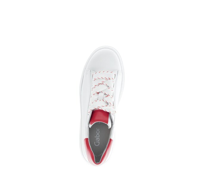 Gabor Sneaker Low Weiß - Glattleder