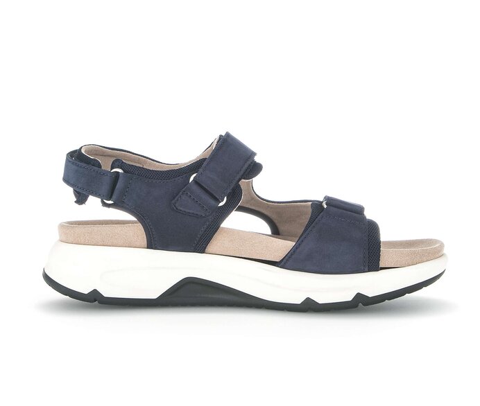Gabor Trekkingsandale Blau - Materialmix Leder/Lederimitat