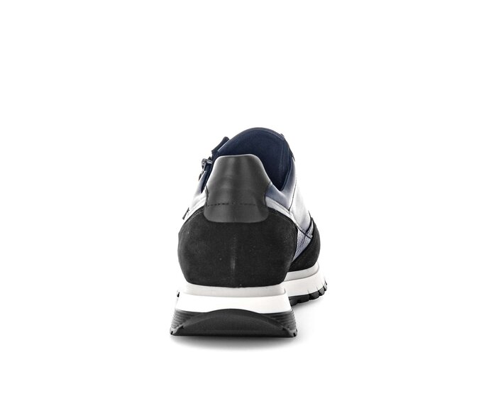 Gabor Sneaker Low Blau - Materialmix Leder