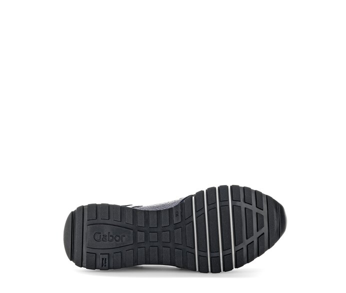 Gabor Sneaker Low Blau - Materialmix Leder