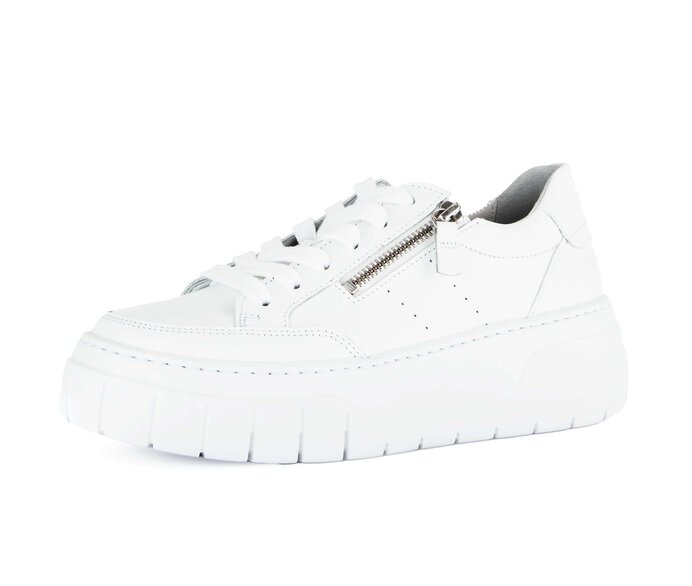 Gabor Sneaker Low Weiß - Glattleder