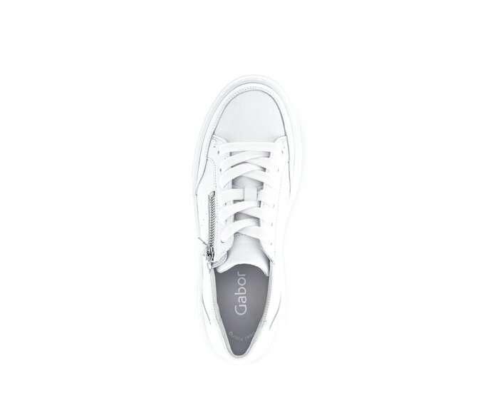 Gabor Sneaker Low Weiß - Glattleder