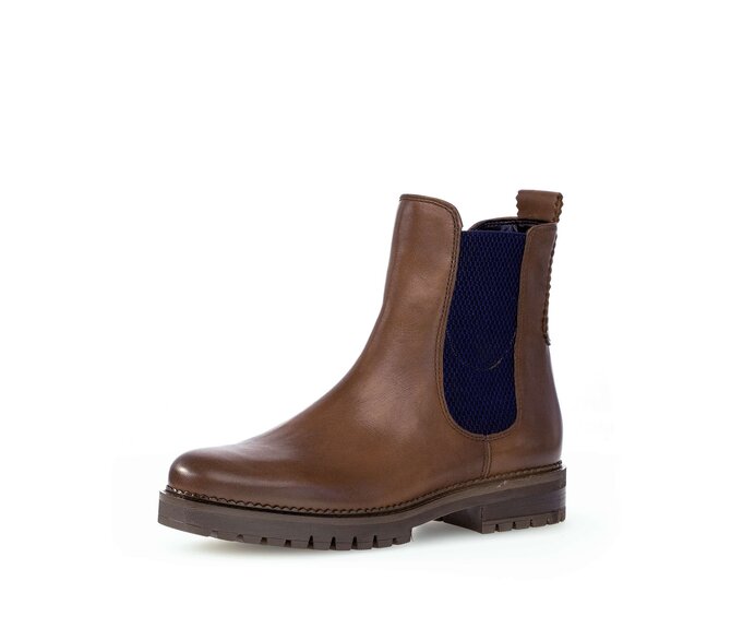 Gabor Chelsea Boot Braun - Glattleder