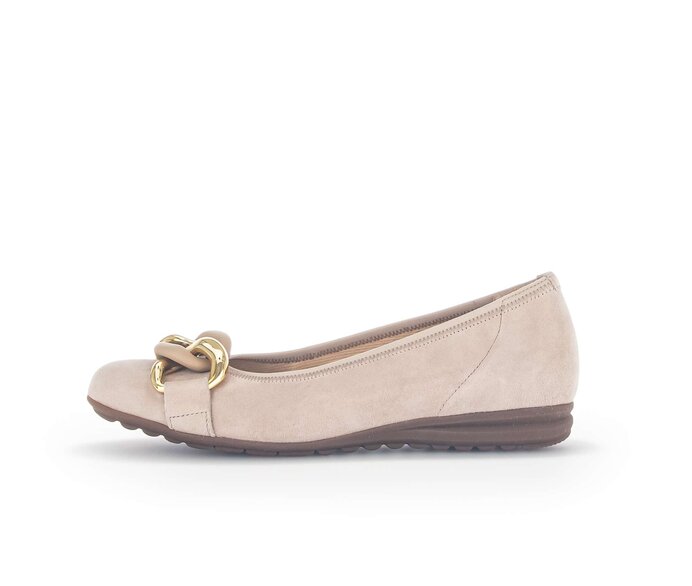Gabor Sportliche Ballerina Rosa - Rauleder