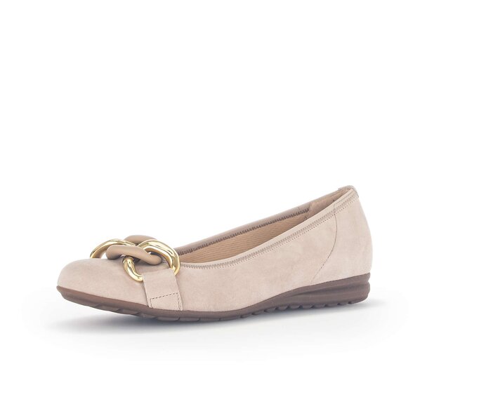 Gabor Sportliche Ballerina Rosa - Rauleder