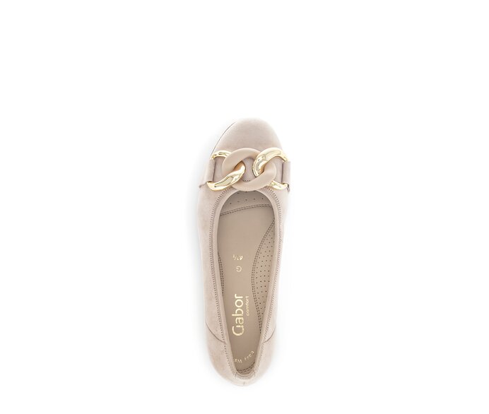 Gabor Sportliche Ballerina Rosa - Rauleder