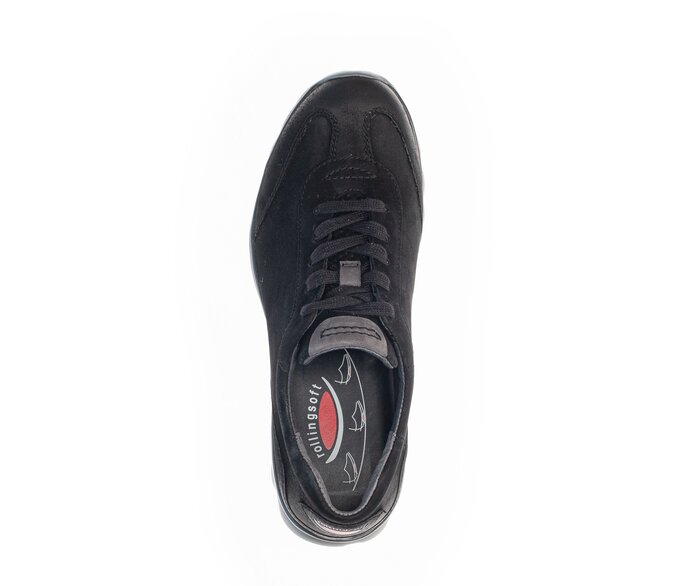Gabor Sneaker Low Schwarz - Rauleder