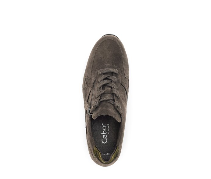 Gabor Sneaker Low Braun - Materialmix Leder