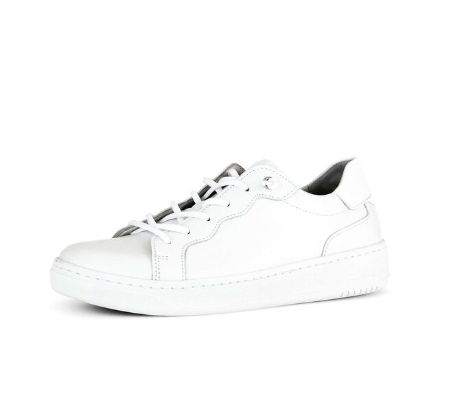 Gabor Sneaker Low Weiß - Materialmix Leder