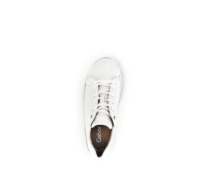 Gabor Sneaker Low Weiß - Materialmix Leder