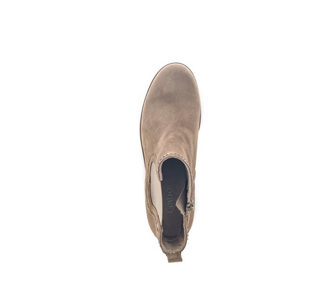 Gabor Chelsea Boot Braun - Rauleder