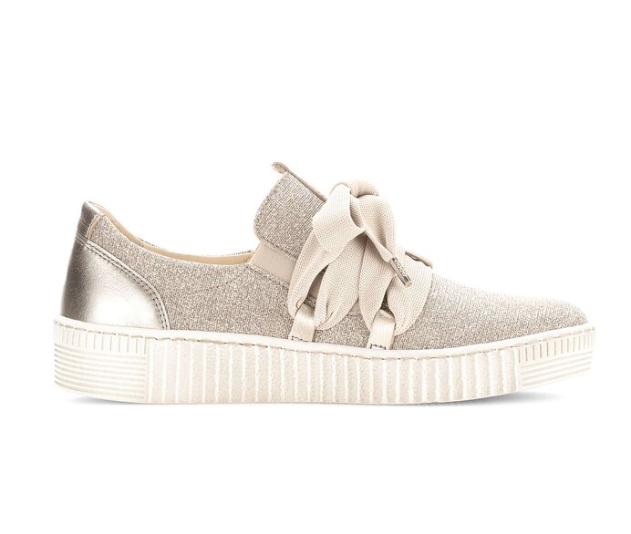 Gabor Sneaker Low Gold - Materialmix Leder/Lederimitat