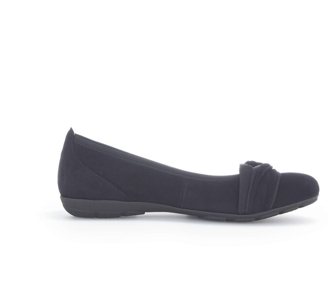 Gabor Sportliche Ballerina Blau - Rauleder