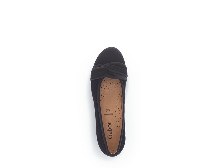 Gabor Sportliche Ballerina Blau - Rauleder
