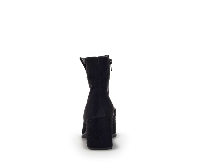 Gabor Elegante Stiefelette Schwarz - Rauleder