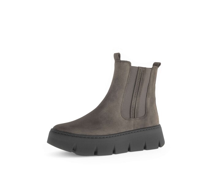 Gabor Chelsea Boot Braun - Rauleder