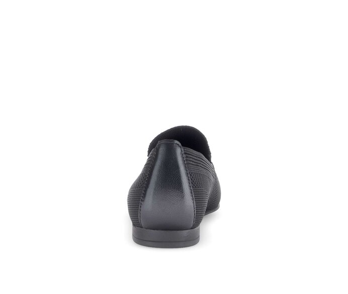 Gabor Slipper Schwarz - Materialmix Leder/Lederimitat