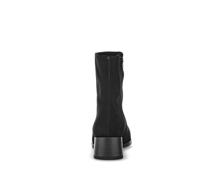 Gabor Elegante Stiefelette Schwarz - Rauleder