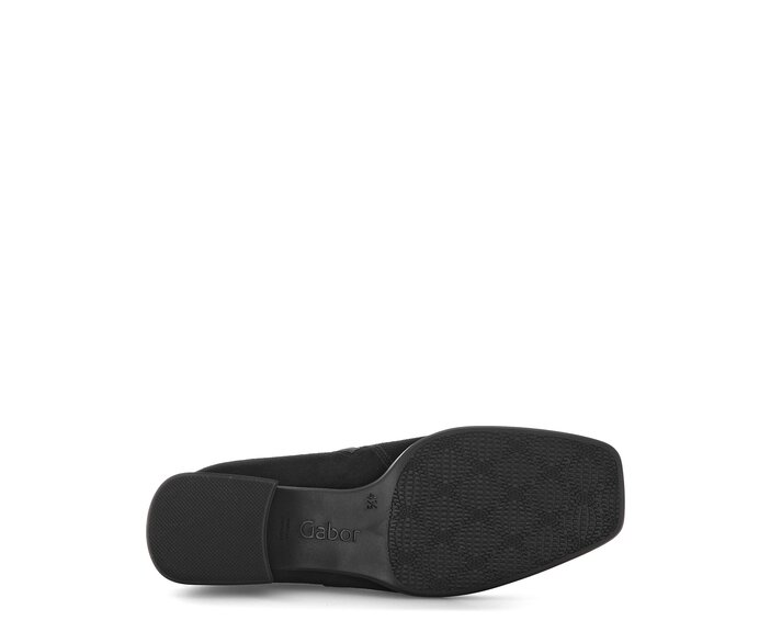 Gabor Elegante Stiefelette Schwarz - Rauleder