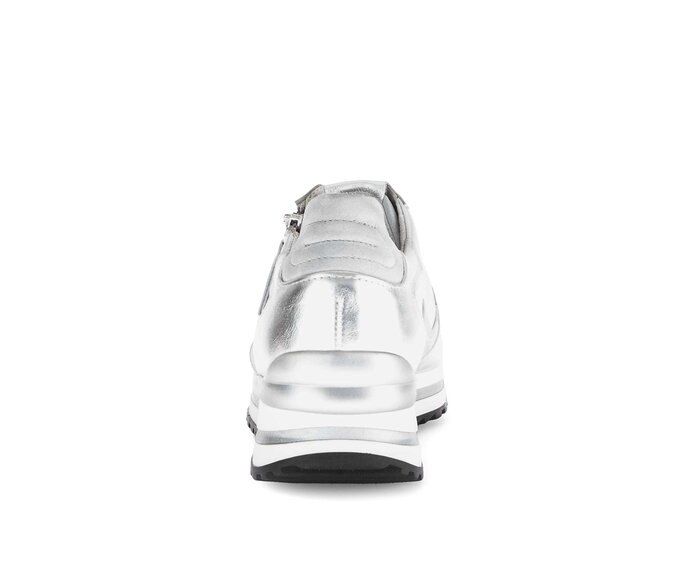 Gabor Sneaker Low Silber - Rauleder
