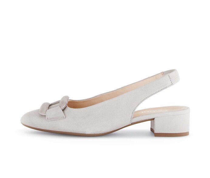 Gabor Slingpumps Grau - Materialmix Leder