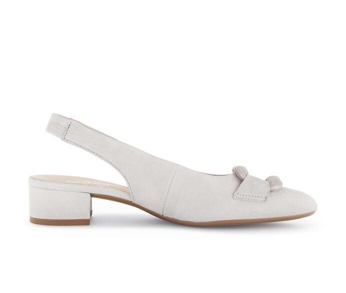 Gabor Slingpumps Grau - Materialmix Leder