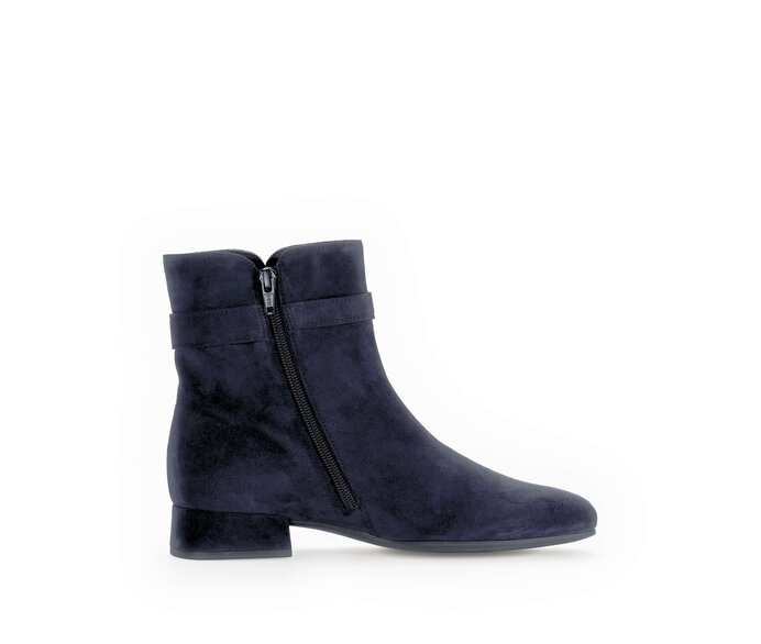 Gabor Elegante Stiefelette Blau - Rauleder