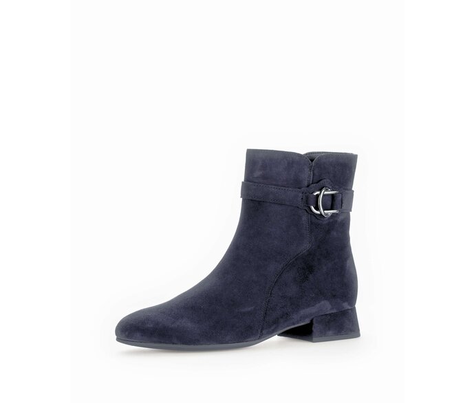 Gabor Elegante Stiefelette Blau - Rauleder