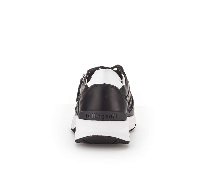 Gabor Sneaker Low Schwarz - Glattleder
