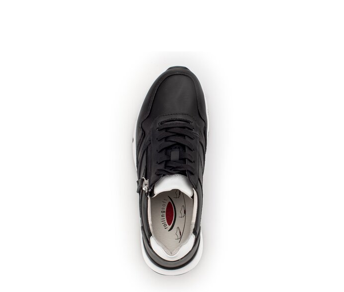 Gabor Sneaker Low Schwarz - Glattleder