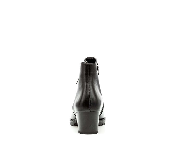 Gabor Sportliche Stiefelette Schwarz - Glattleder