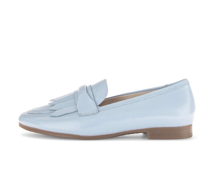 Gabor Slipper Blau - Lackleder