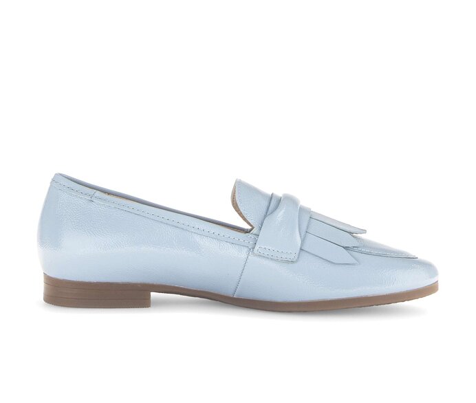 Gabor Slipper Blau - Lackleder