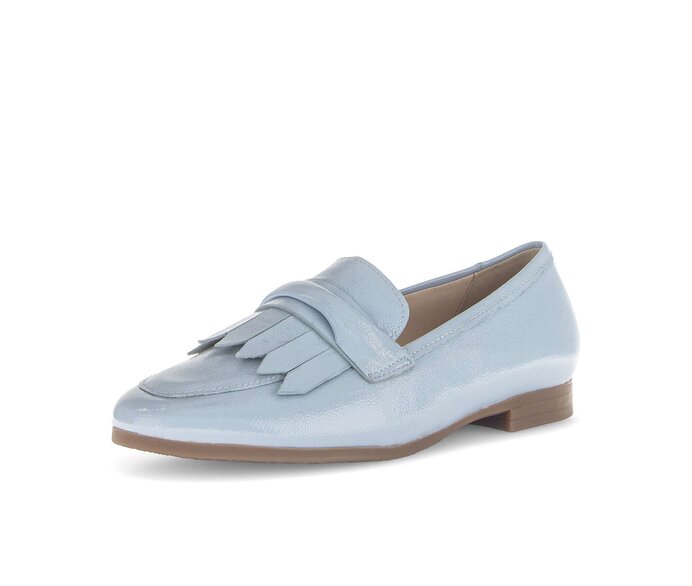 Gabor Slipper Blau - Lackleder