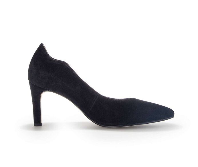 Gabor Eleganter Pumps Schwarz - Rauleder